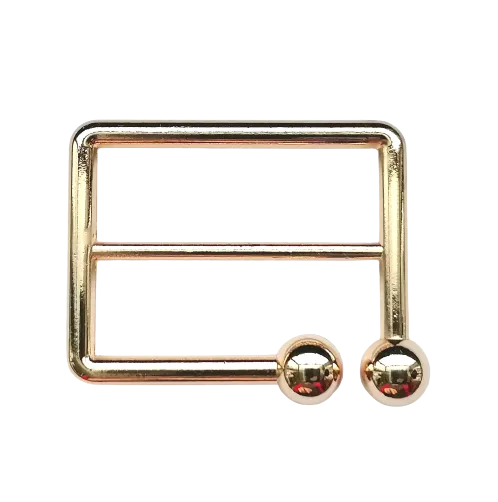 Riemgesp metaal - goud - 50 mm x 40 mm